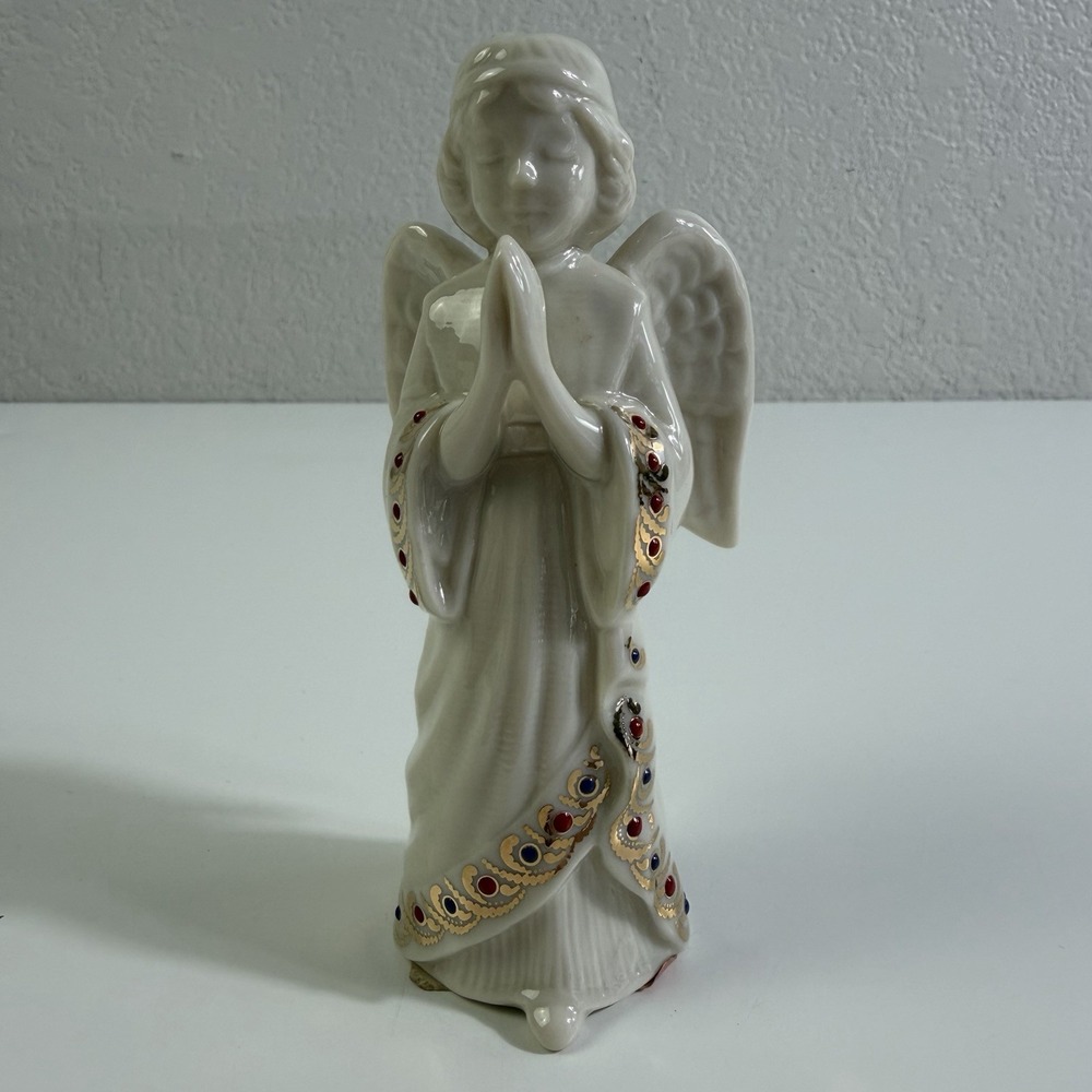 Lenox China Jewels Nativity Collection Adoring Angel Figurine No Box 1996 VTG